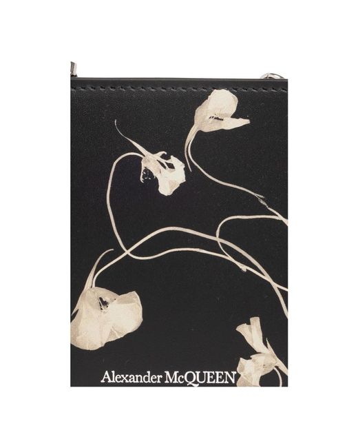 Alexander McQueen Geldbörse mit logo in Black für Herren