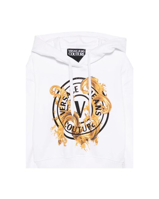 Versace Jeans Couture White Hoodies