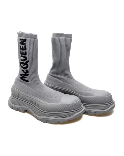 Alexander McQueen Gray Sneakers for men