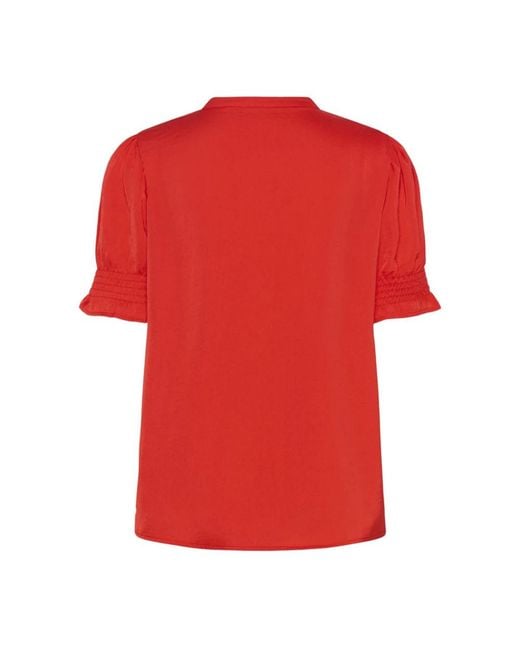 Saint Tropez Red Blouses