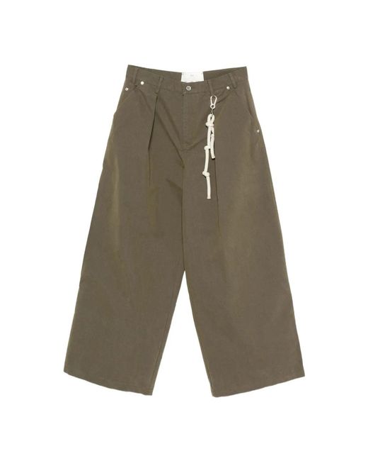 Song For The Mute Gray Wide Trousers