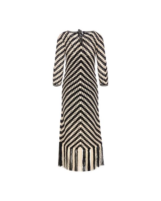 Midi Dresses Zimmermann de color Black