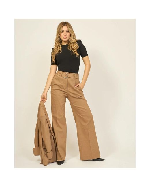 Boss Natural Wide Trousers