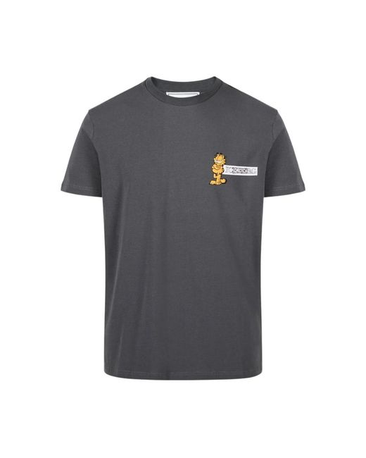 Iceberg Tops ,Grijs ,Grijs Slim-Fit T-Shirt in het Gray voor heren