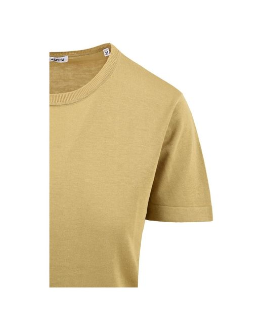 Aspesi Yellow T-Shirts