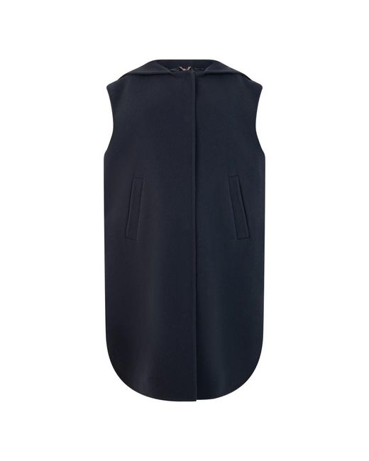 Herno Capuchonvest in het Blue