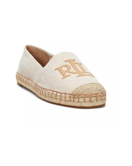 Ralph Lauren White Espadrilles