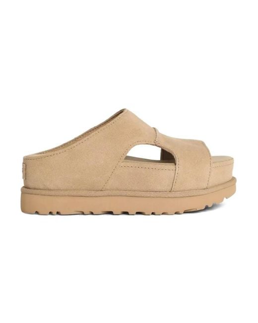 Sliders di Ugg in Metallic