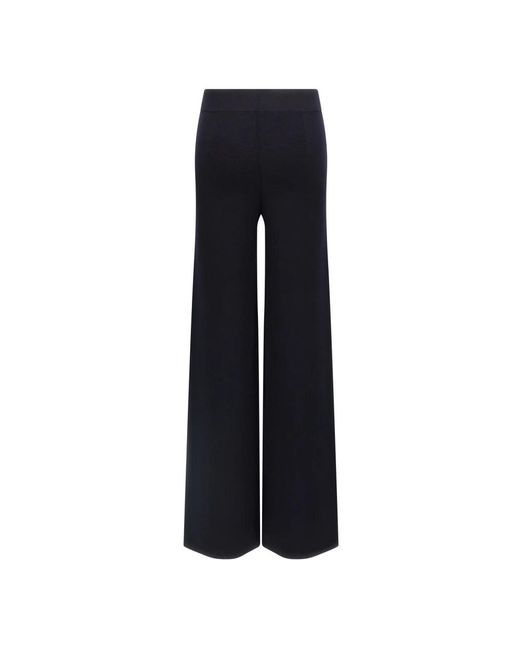 Max Mara Blue Wide Trousers