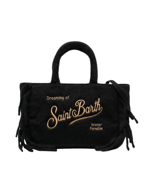 Mc2 Saint Barth Black Shopping Bags