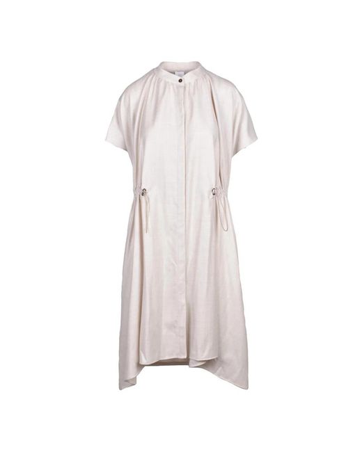 Eleventy Midi Dresses in het Pink