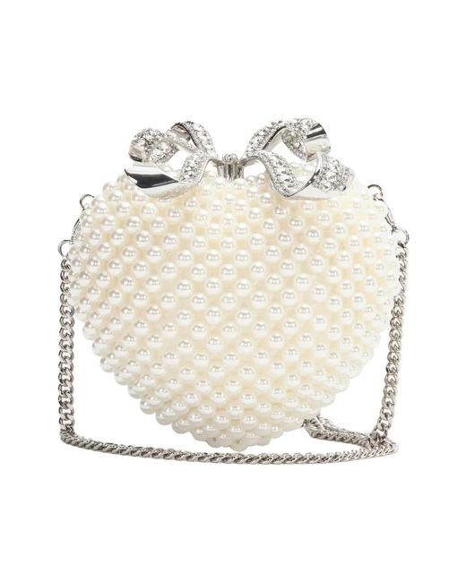 Self-Portrait Clutches in het White