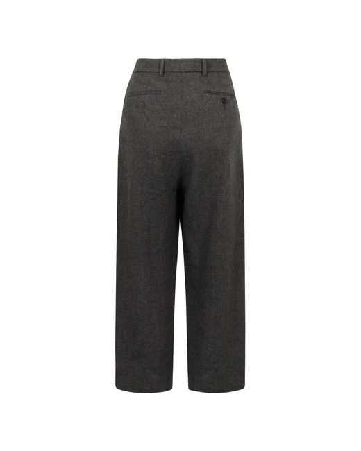 R13 Gray Wide Trousers