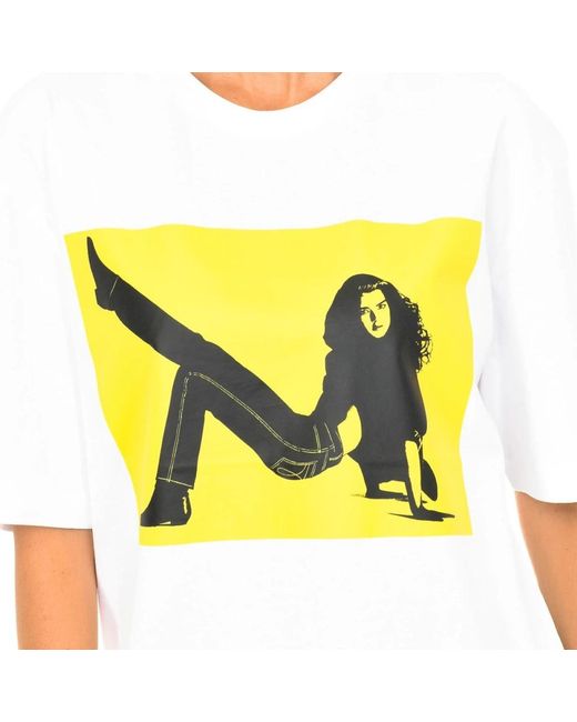 T-Shirts Calvin Klein en coloris Yellow