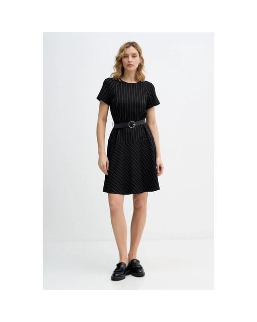 Short Dresses DKNY de color Black