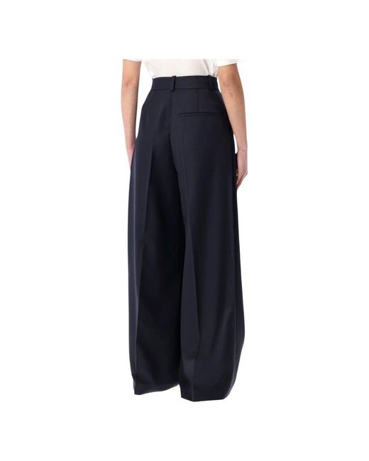Anine Bing Blue Wide Trousers