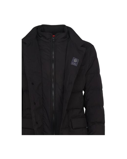 Fay Black Down Jackets for men
