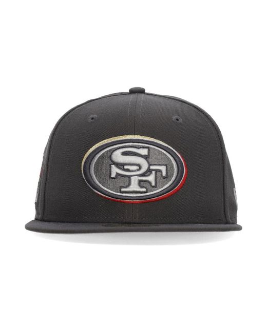 KTZ Accessoires ,Grijs ,Polyester Nfl Draft 2024 Platte Klep Pet in het Black voor heren