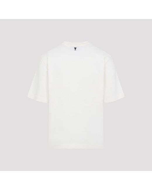 AMI White T-Shirts for men