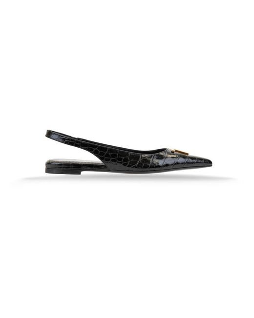 Tom Ford Black Ballerina Shoes