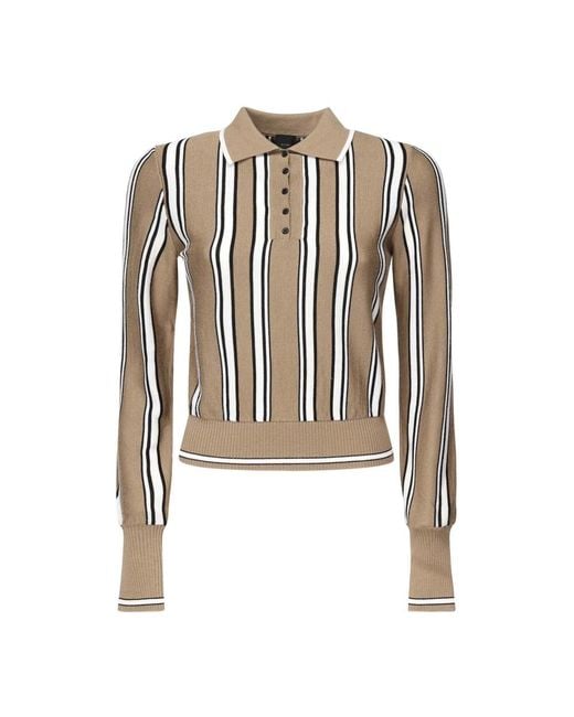 Pinko Black Round-Neck Knitwear