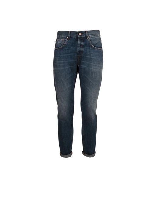 Dondup Slim fit baumwolljeans in Blue für Herren