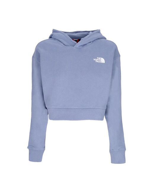 The North Face Blue Cropped Hoodie Trend Crop Hoodie