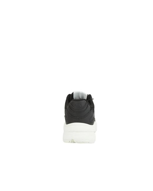 ARMANI EXCHANGE Black Schwarzer Sneaker Polyester