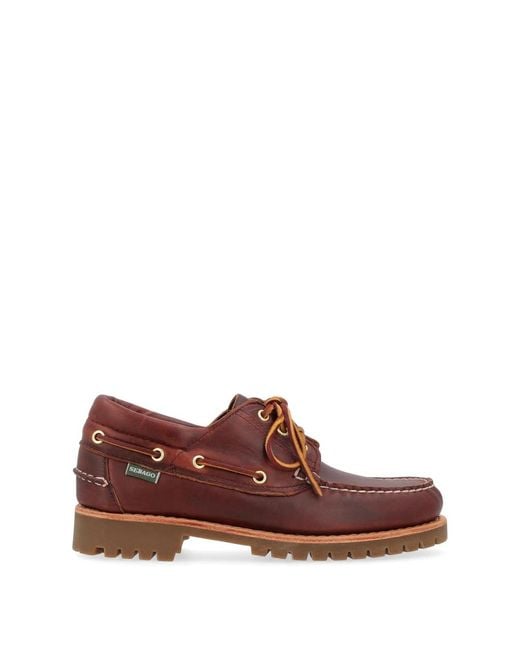 Sailor Shoes di Sebago in Red da Uomo
