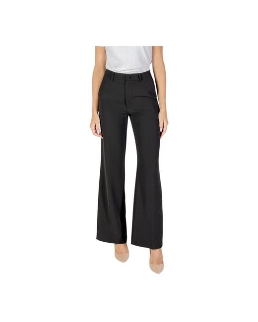 Rinascimento Black Wide Trousers