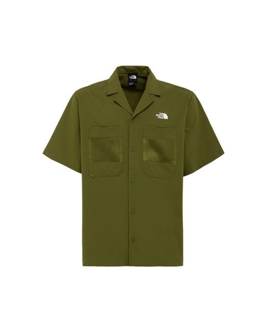 Short sleeve camicie di The North Face in Green da Uomo