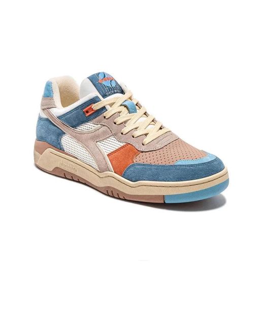 Diadora Blue Sneakers for men