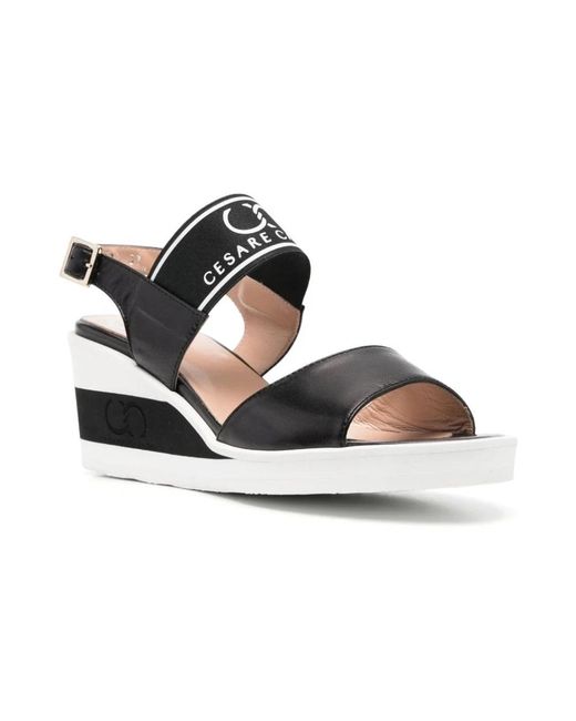 Casadei Black Wedges