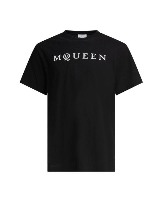 T-Shirts Alexander McQueen de hombre de color Black