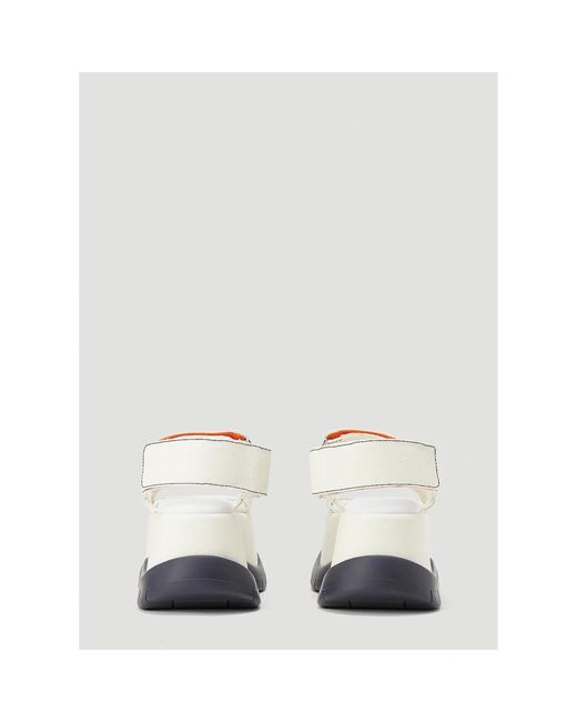 Shoes > sandals > flat sandals Sunnei en coloris White