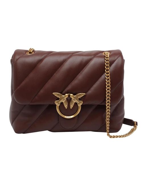 Pinko Brown Shoulder Bags