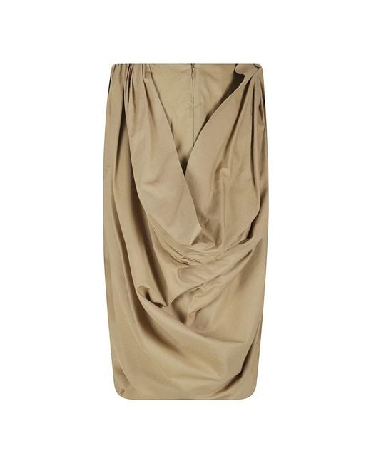 Chloé Midi Rok in het Natural