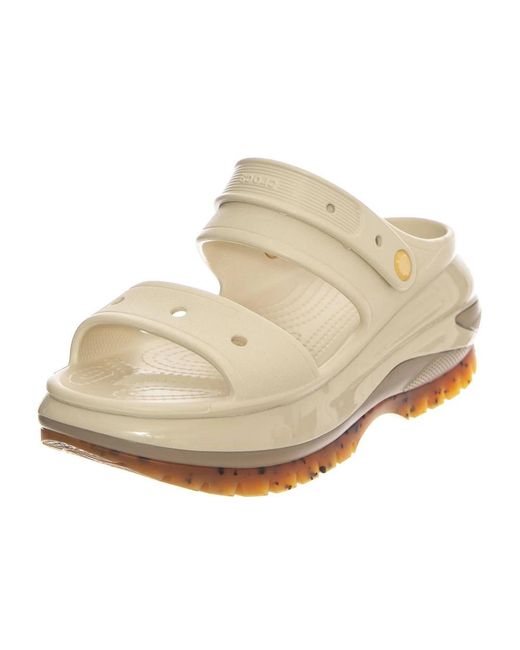 CROCSTM White Mega Crush Sandal