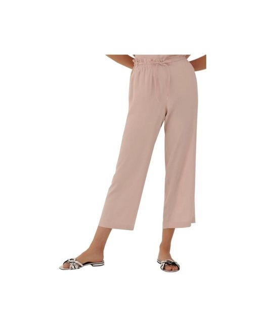 Marella Pink Straight trousers