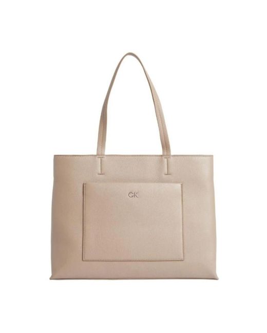 Calvin Klein Natural Shopping Bags