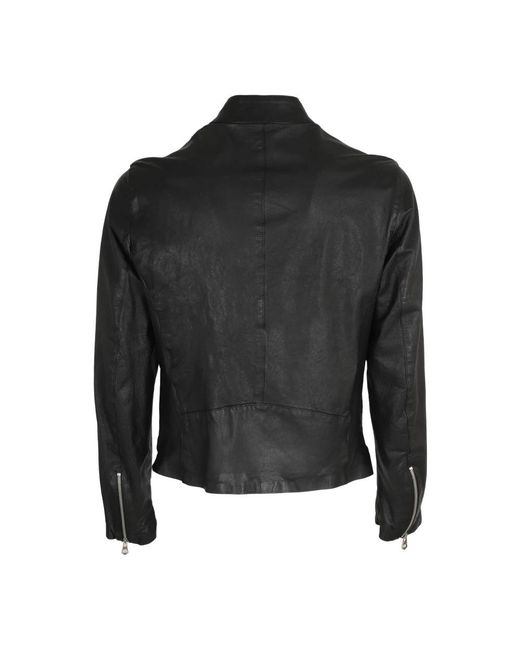Leather Jackets Stewart de hombre de color Black