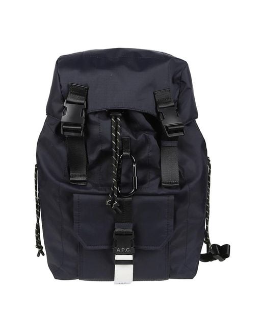 A.P.C. Blue Backpacks for men