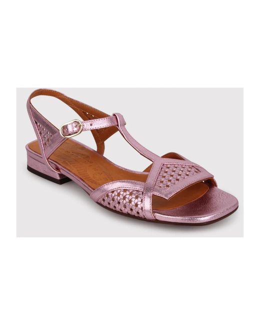 Chie Mihara Pink Flat Sandals