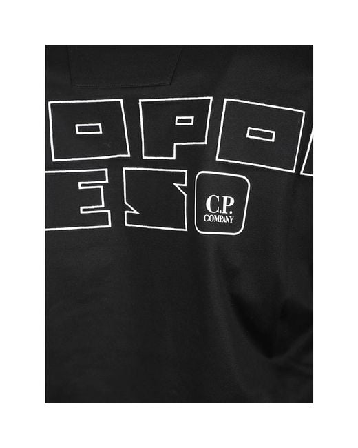 C P Company Black T-Shirts for men