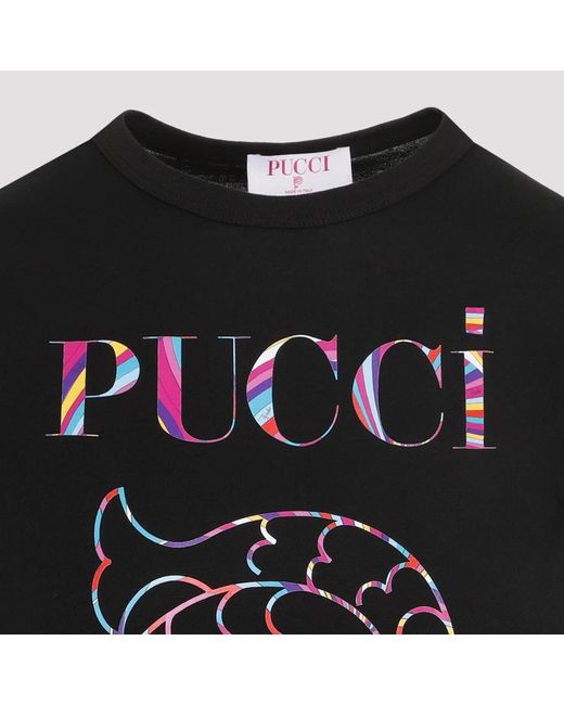 Emilio Pucci Black T-shirts