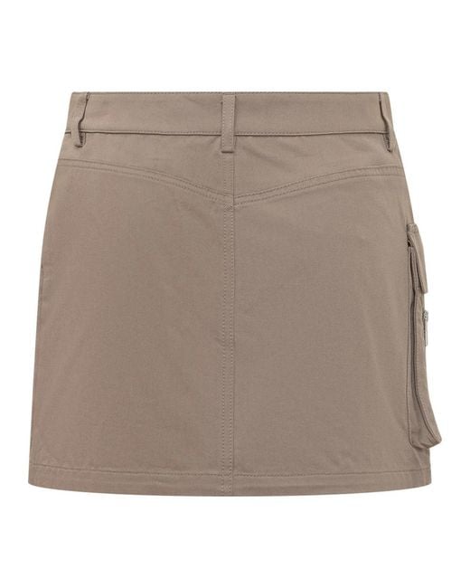 Off-White c/o Virgil Abloh Brown Short Skirts
