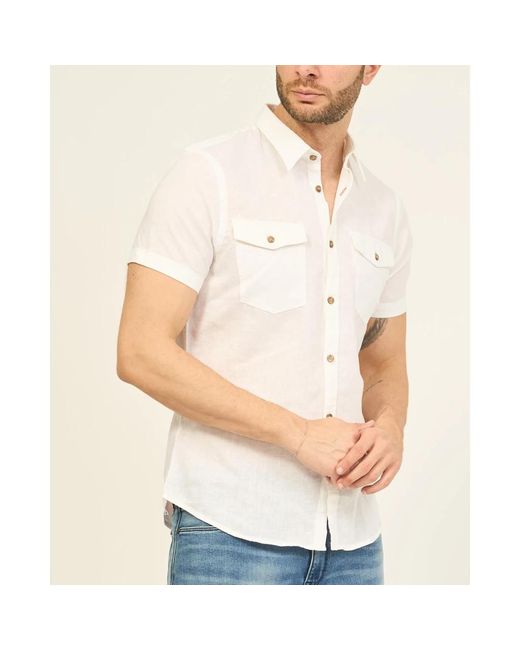 Shirts > short sleeve shirts Yes Zee pour homme en coloris White