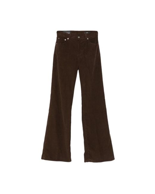 Dondup Brown Wide Trousers