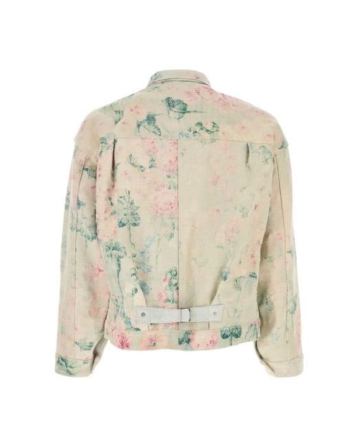 Junya Watanabe Green Denim Jackets for men