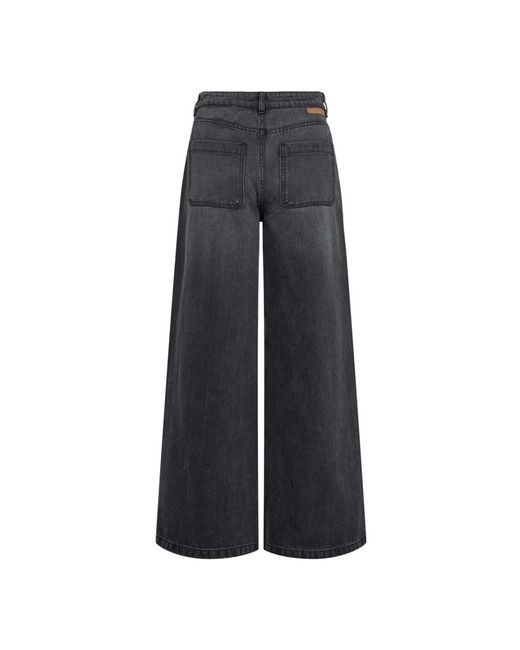 Sofie Schnoor Jeans ,Grijs ,Katoen Zwarte Jeans Model Snos 404 in het Blue